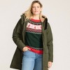 Lands' End Women's Drifter Jacquard Raglan Crew Neck Sweater - 4 of 4