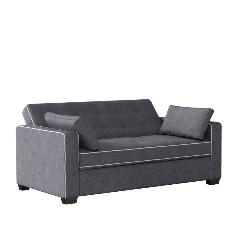 Andrea Convertible Futon Sofa Bed - Serta , 4 of 12