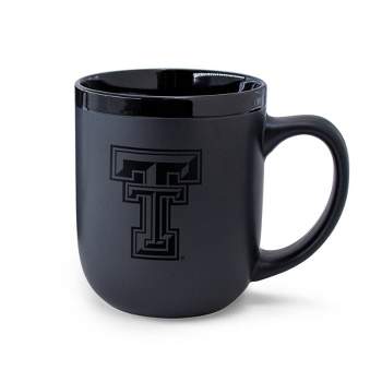 NCAA Texas Tech Red Raiders 12oz Ceramic Coffee Mug - Black