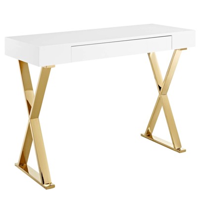 gold console table target