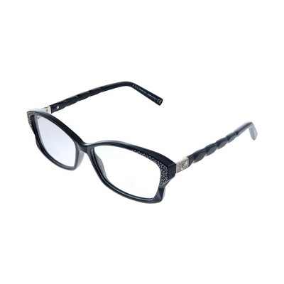 Swarovski  001 Womens Butterfly Eyeglasses Black 56mm
