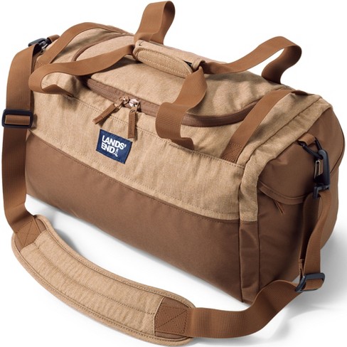 Lands End Small All Purpose Travel Duffle Bag Honey Beige Target