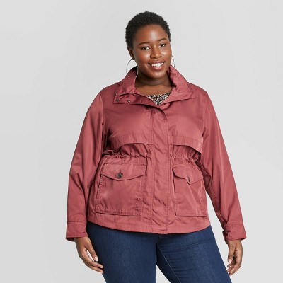 plus size women's rain jackets