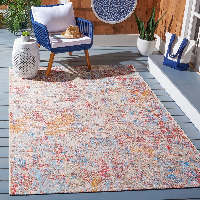 Summer SMR451 Power Loomed Indoor and Outdoor Area Rug  - Safavieh, 2 of 4