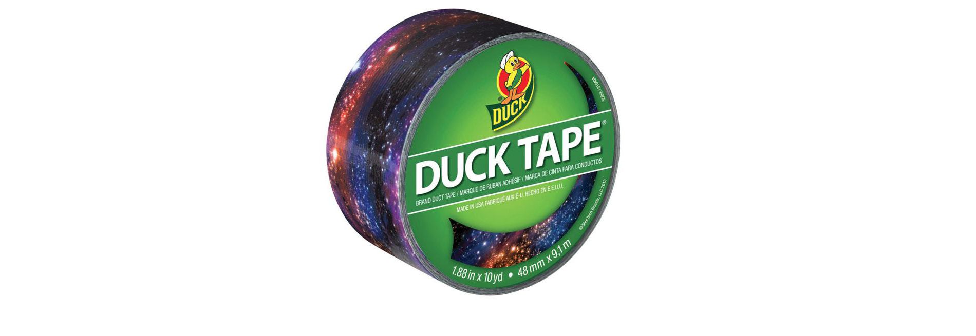 Duck 1.88 in. W X 10 yd L Multicolored Galaxy Duct Tape