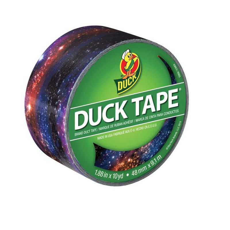 Duck 1.88 in. W X 10 yd L Multicolored Galaxy Duct Tape, 1 of 2