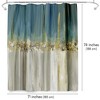 Americanflat 71" x 74" Shower Curtain, Shine A Light Ii by PI Creative Art - 2 of 4