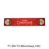 Unique Bargains Christmas Table Runner Bow Christmas Ornament Polyester Red Green 71x14 Inch 1 Pc - 3 of 4