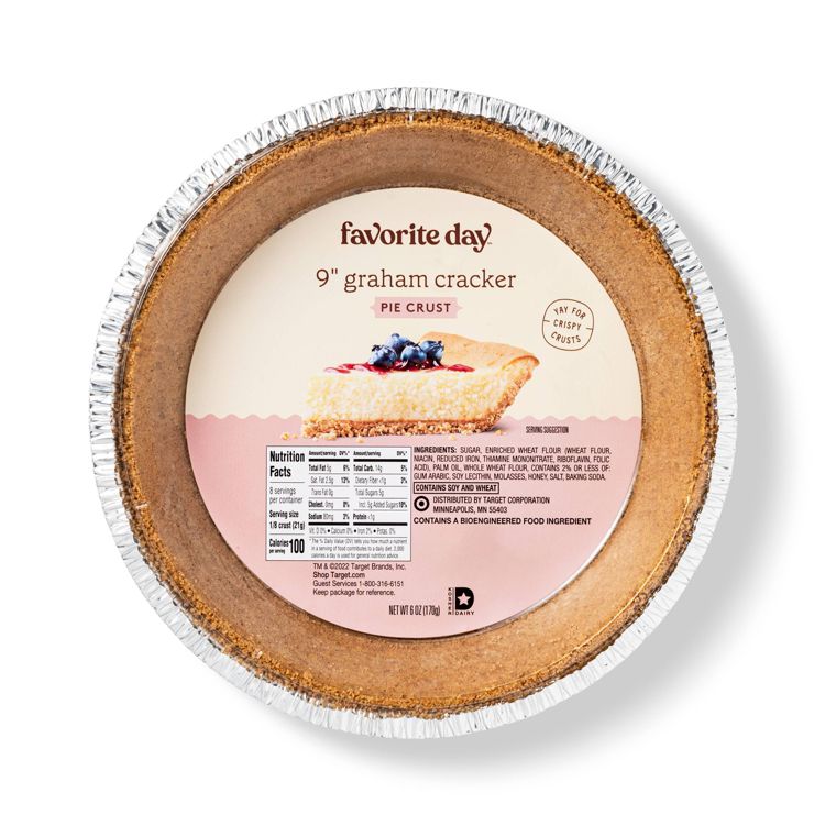 Graham Cracker Pie Crust - 6oz - Favorite Day™, 1 of 3