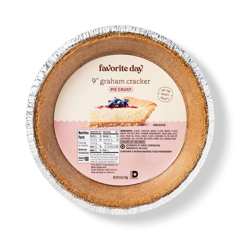 Graham Cracker Pie Crust - 6oz - Favorite Day&#8482;, 1 of 4