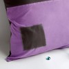 Slickblue Knitted Fabric Decorative Pillow Cushion - Stylish Patchwork Floor Pillow, 19.7x19.7 inches, 4 Color Options - 2 of 4
