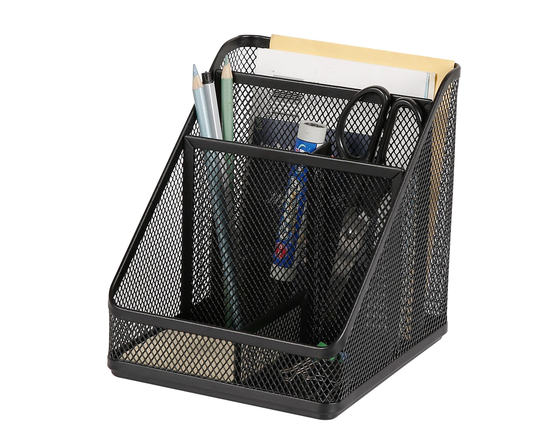 Mesh Medium Desktop Organizer Black - Brightroom™
