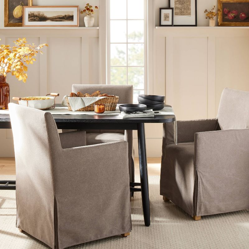 Canvas Slipcover Dining Chair - Hearth & Hand™ with Magnolia, 3 of 13