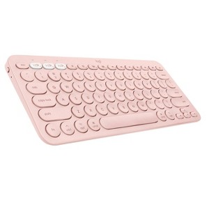 Logitech K380 Multi Device Bluetooth Scissor Keyboard - Pink - 1 of 4