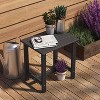 MaseiKar Outdoor Side Table, HDPE Small Adirondack Side Tables, Outside End Table for Patio, Porch, Deck, Pool, Weather Resistant/Easy Maintenance - 3 of 4