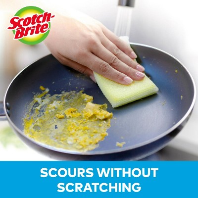 Scotch-Brite Dobie Yellow Non-Scratch Cleaning Pads - 3 Pack