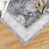 GAOMON Area Rug Vintage Floral Rug Washable Area Rugs for Living Room Non-Slip Low Pile Floor Carpet - 4 of 4