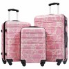 KWPZQEB Luggage Sets 3 Piece, Lightweight Hardshell Suitcase with Spinner Wheels, TSA Lock & Fashionable printed pattern, Luggage 20in/24in/28in - 4 of 4