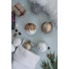 Syemin Decorative Objects Christmas Ball Ornaments Glass Decorative Hanging Ball Christmas Tree Ornaments Set of 6, White, 3.9"*3.9"*3.9" - 4 of 4