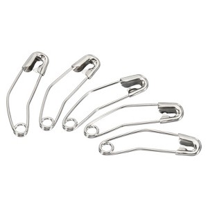 Unique Bargains Metal DIY Blankets Crafts Brooch Making Home Sewing Curved Safety Pins - 1 of 4