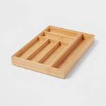 Bamboo 7 Compartment Drawer Organizer Brown - Brightroom™