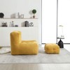 NicBex Bean Bag Chair for Adults Floor Chair Lazy Sofa Chair with Memory Foam and Ottoman for Reading Room, Living Room - 3 of 4