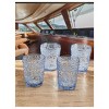 Paisley Acrylic Glasses Drinking Set of 4 DOF (13oz), Plastic Drinking Glasses, BPA Free Cocktail Glasses, Drinkware Set, Drinking Water Glasses - 4 of 4