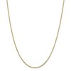 Black Bow Jewelry 1.8mm 10k Yellow Gold Solid Diamond Cut Cable Chain Necklace - 3 of 4