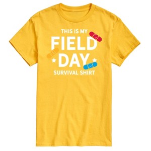 Men's - Instant Message - Field Day Survival Shirt Short Sleeve Graphic T-Shirt - 1 of 4