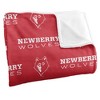 Newberry College Logo Pattern Silky Touch Blanket White 50x60 - 3 of 4