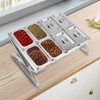 YIYIBYUS Inclined Expandable Spice Rack Set, Countertop Condiment Holder - 3 of 4