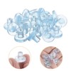 Unique Bargains Anti Collision Slip Furniture Clear Rubber Glass Table Spacer - 3 of 4