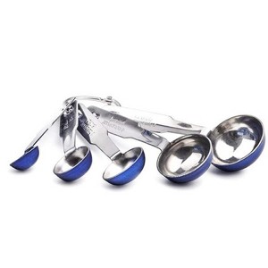 YBM Home 5-Piece Stainless Steel Stackable Measuring Spoons, Measurement Dry or Liquid Ingredients, For Cooking & Baking - 1 of 3