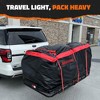 Mockins 40 Cu Ft. Red Waterproof Carrier Bag (70"x30"x33") with Buckle Straps, Lock & Carry Bag - 3 of 4