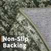Vintage Area Rugs Floral Printed Indoor Mat Non-Slip Backing Throw Rugs Washable Low Pile Accent Carpet for Bedroom - 4 of 4