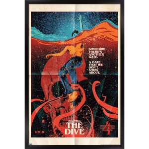 Trends International Netflix Stranger Things: Season 4 - The Dive Framed Wall Poster Prints - 1 of 4