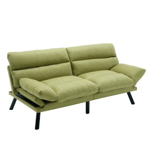 Vynxaria Modern Upholstered Loveseat Sofa - Stylish Comfort for Small Spaces - 1 of 4