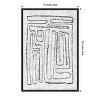 Amanti Art Black and White Runes I by Jennifer Goldberger Canvas Wall Art Print Framed 16 x 23-in. - 4 of 4