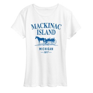 Women's - Instant Message - Mackinac Island Short Sleeve Graphic T-Shirt - 1 of 4
