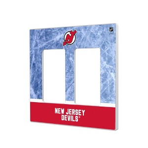 NHL Eastern Conference Teams Ice Wordmark Hidden-Screw Light Switch Plate for Double Rocker - 1 of 4