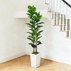 Artificial Potted Flower Tree, Faux Plant for Holidays, Home, Office, Wedding & Party—Indoor/Outdoor Decor, Ideal Gift - 4 of 4