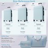 Kumasinova Hard-Shell Luggage,Set of 5,Expandable Suitcases with TSA Lock & Travel Bags,Front Opening Luggage with USB Ports,20"24"28" - 2 of 4