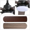 DOMETOUR Low Profile 42 Inch Ceiling Fan 5 Blades Noiseless Reversible Dc Motor Remote Control With Led Light - 4 of 4