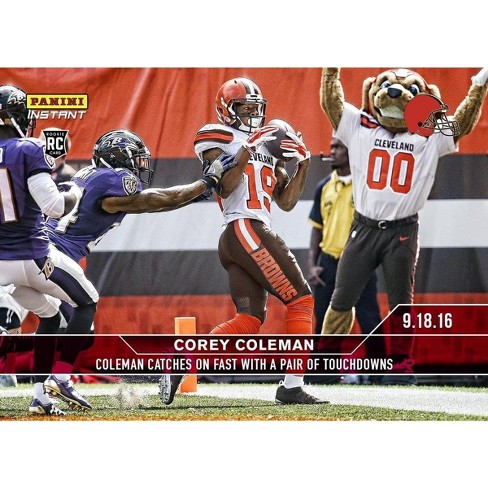 NFL Cleveland Browns Corey Coleman #34a 2016 Panini Instant Base Card