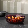 Glass Candy Bowl Burgundy - Threshold™ - 2 of 3