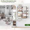 Large Wall Mounted Jewelry Organizer, Hanging Display Holder for Earrings, Necklaces, Bracelets & Accessories - 4 of 4