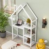 Runesay Modern House-shaped Wooden writing Desk, Kids study Table, Bookshelf,Toy Storage - 4 of 4