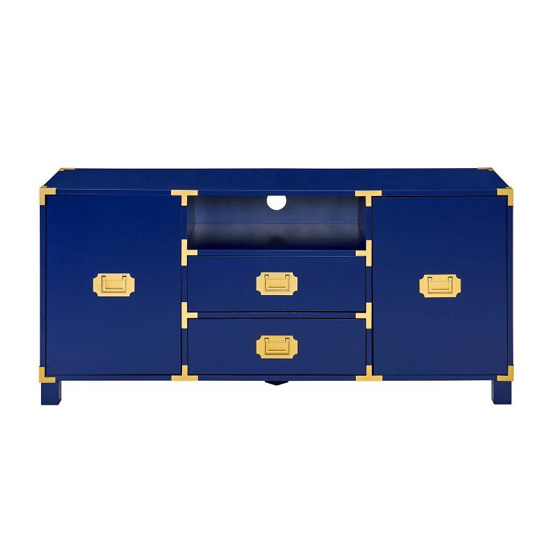 Claude TV Stand for TVs up to 50&#34; Navy Blue - Aiden Lane, 5 of 17