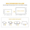 70.9" Pull-Out Sofa Bed, Convertible Sleeper Sofa with Pillow, 3 Seat Velvet Sleeper Couch, Loveseat Sleeper Sofa for Living Room Bedroom - 4 of 4