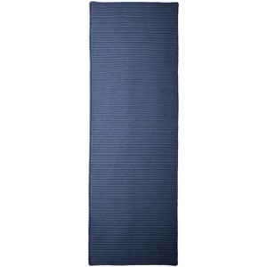 Colonial Mills Simply Home Solid Runner - Navy 2'x12' - 1 of 4